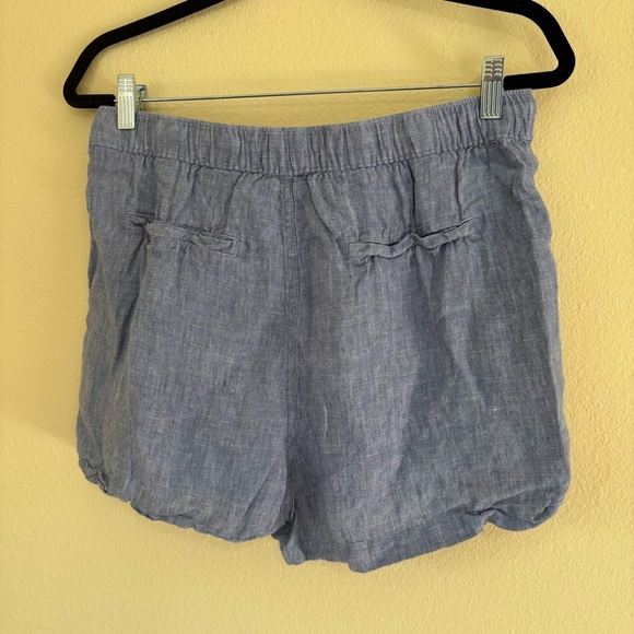 CC Casual Blue linen Shorts - Picture 2 of 3